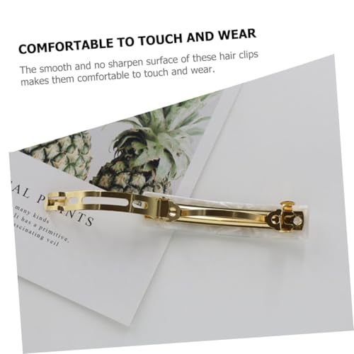 Beatifufu 3 Stück Teiliges Rechteckige Haarklammern mit Federverschluss Marmor design für Dickes und Dünnes Haar Leichter Rutschfester Damen Haarclip Geeignet für Alltag Party und Festival von Beatifufu