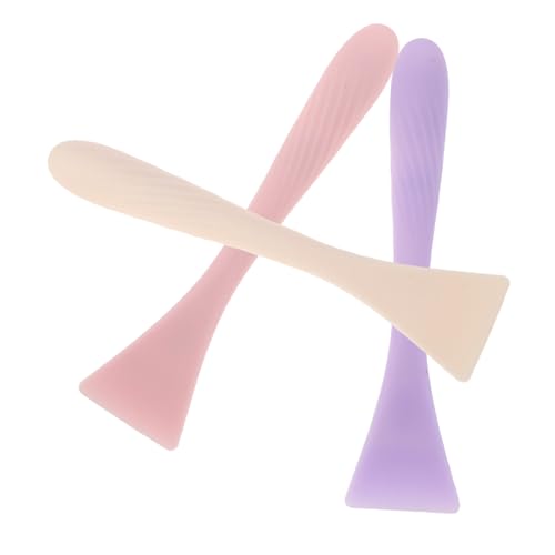 Beatifufu 3 Stück Teiliges Silikon-gesichtsmaske-pinsel- Weicher Flexibler Gesichtsmaske-spatel Sanfter Make-up-applikator für Empfindliche Haut Wiederverwendbar für Schlamm Gelmaskenpflege von Beatifufu