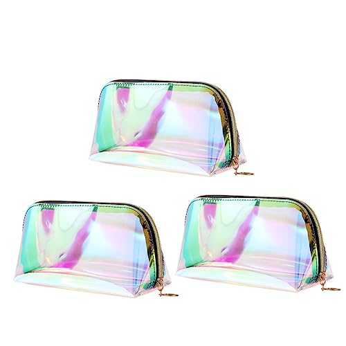 Beatifufu 3 Stück wasserdichte Transparente Kosmetiktaschen mit Reißverschluss Leichte Make Up Organizer für Reisen Große Kapazität Aufbewahrungstasche für Lippenstift Toilettenartikel Beatifufu 3 Stück wasserdichte Transparente Kosmetiktaschen mit Reißverschluss Leichte Make Up Organizer für Reisen Große Kapazität Aufbewahrungstasche für Lippenstift Toilettenartikel von Beatifufu