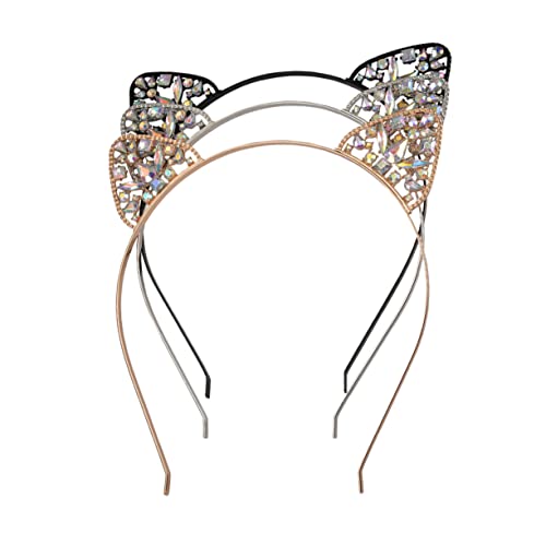 Beatifufu 3 Stücke Ohr Stirnband Mode Stirnbänder Haarschmuck Für Mädchen Karneval Kostüm Tier Kopfstücke Urlaub Kostüm Kleidung Haarschmuck Kopfbedeckungen Party Haarband Fuchs Mode Kind von Beatifufu