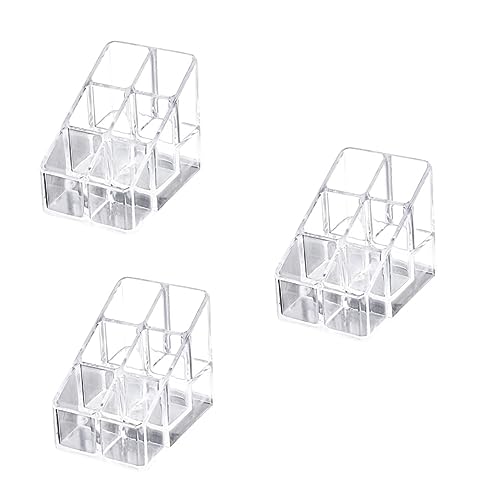 Beatifufu 3stücke Kreative Transparente Make-up Aufbewahrungsbox Acryl Organizer Für Lippenstifte Nagellacke Und Kosmetik Praktisch Für Schminktisch Und Badezimmer Ordnungssystem Für von Beatifufu