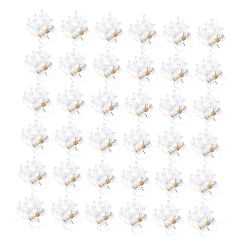 Beatifufu 36 Stück Teiliges Herzförmige Kleine Haarklammern Mini Haarspangen für Mädchen DIY Haarschmuck Niedliche Haarkralle Krallenclips für Alltag und Styling von Beatifufu