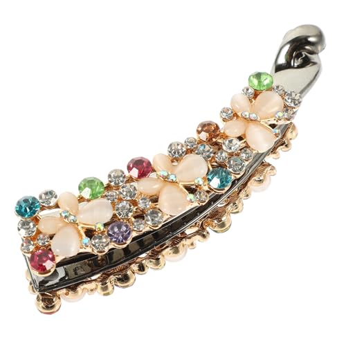 Beatifufu 3stücke Banana Clip Haarklammer Mit Strass Für Damen Und Mädchen Vintage Haaraccessoires Für Dünnes Haar Stabiler Halt Elegantes Design Für Jeden Anlass von Beatifufu
