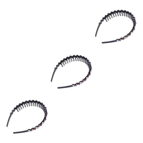 Beatifufu 3 Stücke Baby Haar Zubehör Für Mädchen Zahn Stirnband Kristall Haar Hoop Kamm Stirnband Strass Haar Hoop Kristall Zähne Haarband von Beatifufu