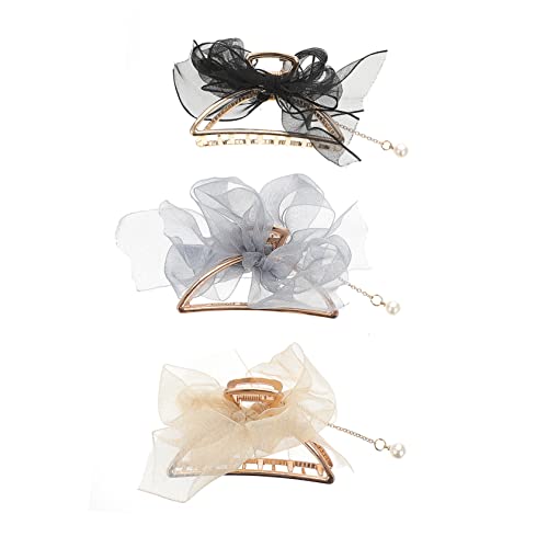 Beatifufu 3 Stück Metall-haarklammern Für Damen Langlebige Haarklammern Modisches Haar-accessoire von Beatifufu