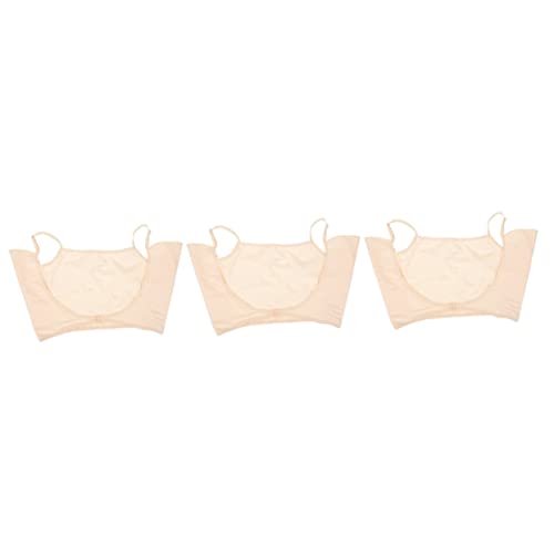 Beatifufu 3St Schweißpads unter den Achseln Achselschweißweste für Damen Mädchen-Sweatweste underarm sweat pad unterarm schweiß pads Blusen für Damen elegant Unterhemd für Damen Kurzes Shirt von Beatifufu