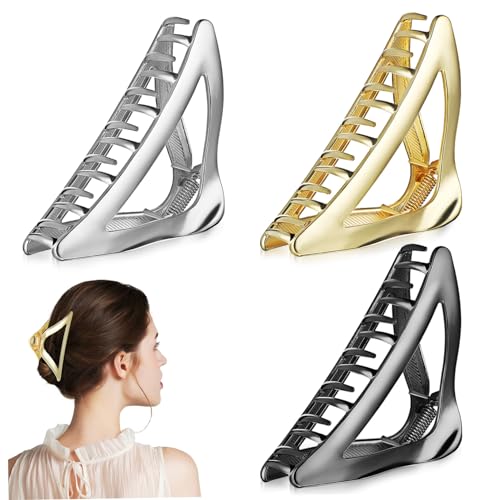 Beatifufu 3stücke Große Haarklammern Für Dicke Haare Metall Haarklammern Mit Starkem Für Frauen Und Mädchen von Beatifufu