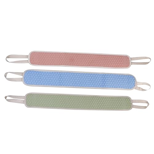 Beatifufu 3er-pack Badetücher Aus Polyester-baumwolle Körperschrubber Bade- Und Duschhandtuch-set Für Männer Und Frauen Einfach Zu Verwenden Zufällige Farbe von Beatifufu