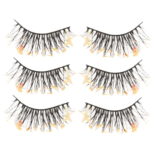 Beatifufu 3paare Künstliche Wimpern Leicht Zu Tragen Glitzer-wimpern Für Frauen Und Mädchen Einfache Anwendung Und Entfernung Make-up-zubehör Für Partys Und Bühnenauftritte von Beatifufu