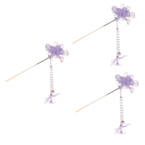 Beatifufu 3 Stücke Vintage Haarnadel Set Acetat Haar Für Frauen Haarspange Stick Für Dutt Essstäbchen Für Frauen Pin von Beatifufu