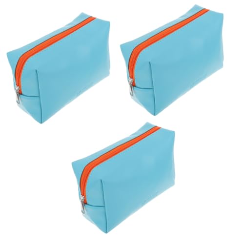 Beatifufu 3stücke Portable Kosmetiktasche Für Frauen Make-up Aufbewahrungstasche Mit Reißverschluss Für Lippenstifte Schmuck Und Kleine Gegenstände Leicht Und Kompakt Für Reisen Und von Beatifufu