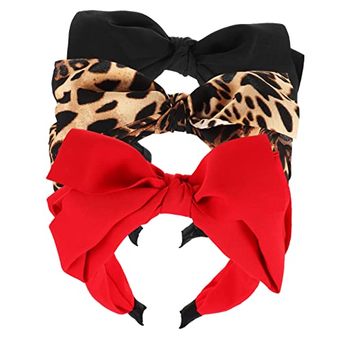 Beatifufu 3stücke Teiliges Bowknot Haarband Für Mädchen Elegante Haarschmuck Für Festivals Hochzeiten Und Tägliches Styling Strapazierfähiges Elastisches Material von Beatifufu