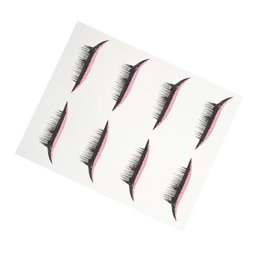 Beatifufu 4 Paare Selbstklebende Eyeliner Wimpernaufkleber Wasserfest Präzise Dekorative Augenlinie für Frauen Masquerade Cosplay Festival Make Up von Beatifufu