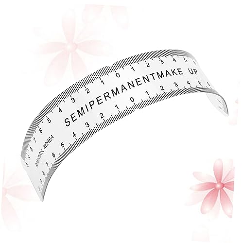 Beatifufu 4 Stück Augenbrauenformer Lineal Augenbrauenformungsset Augenbrauen-messschieber Positionierung Der Augenbrauenschablone Microblading-lineal Augenbrauen-schablonen-set Eyeliner Gel von Beatifufu