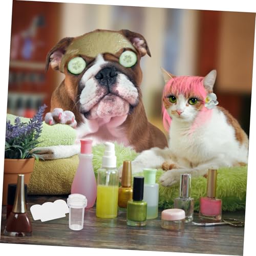 Beatifufu 4 Stück Maniküre Stempel Transparentes Silikon Nail Stamping Tool mit Stempeln und Schabern Langlebig Hautfreundlich für DIY Nageldesign Zuhause Salon von Beatifufu