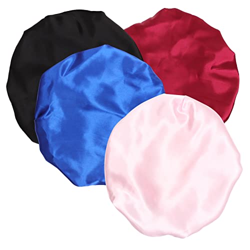 Beatifufu 4stücke Satin Kopftuch Zum Schlafen Satin Haarhaube Für Frauen Schlafmütze Aus Satinmaterial Wiederverwendbar Und Bequem Zu Reinigen Schützt Haare Und Bettwäsche Beatifufu 4stücke Satin Kopftuch Zum Schlafen Satin Haarhaube Für Frauen Schlafmütze Aus Satinmaterial Wiederverwendbar Und Bequem Zu Reinigen Schützt Haare Und Bettwäsche von Beatifufu