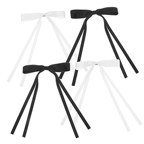 Beatifufu 4stücke Haarschleife Mit Schleife Für Damen Haarnadel Spitze Haarspangen Große Schleife Haarschmuck Für Teenager-mädchen von Beatifufu