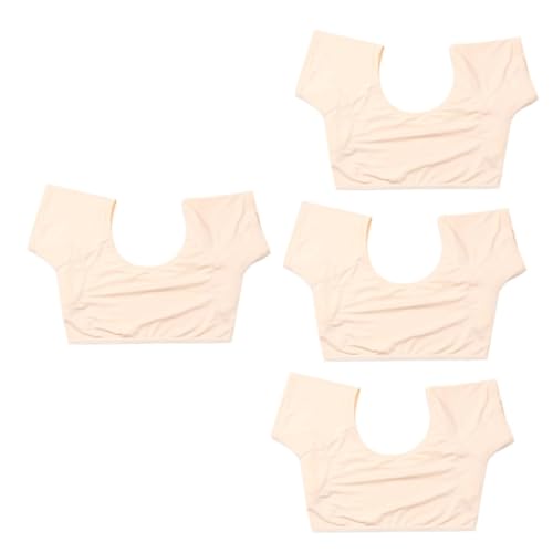 Beatifufu 4 Stück Schweißpads Unter Den Achseln Damen Sommerblusen Atmungsaktiv Wachen Teenager ädchen Unterwäsche Schweißunterlage Für Hochzeitsmütze Sportlicher Bh Beschützer Milchseide von Beatifufu