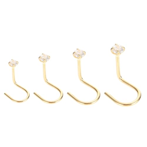 Beatifufu 4 Stück Silber Nasenringe Teilig Zirkonia Nasenstecker Damen Nasenschmuck Piercing Schmuck für Alltag Festival Party Beatifufu 4 Stück Silber Nasenringe Teilig Zirkonia Nasenstecker Damen Nasenschmuck Piercing Schmuck für Alltag Festival Party von Beatifufu