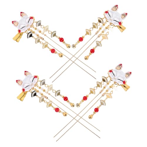 Beatifufu 4 Stück Teiliges Chinesische Haarnadeln im Vintage Stil Legierungs Haarspangen mit Eleganten Quasten Traditioneller Haarschmuck für Frauen und Mädchen Modisch und Langlebig von Beatifufu