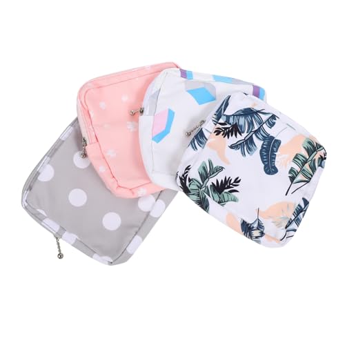 Beatifufu 4 Stück Teiliges Multifunktionale Damenhygienetaschen mit Reißverschluss Tragbare Aufbewahrungstaschen für Damenbinden und Kosmetik Kleine Organizer für Unterwegs Stilvolle Beatifufu 4 Stück Teiliges Multifunktionale Damenhygienetaschen mit Reißverschluss Tragbare Aufbewahrungstaschen für Damenbinden und Kosmetik Kleine Organizer für Unterwegs Stilvolle von Beatifufu