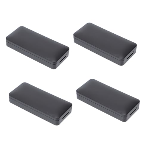 Beatifufu 4 Stück Teiliges Rechteckige Lidschatten boxen mit Fächern Transparente Make up Aufbewahrung Leere Kosmetikboxen zum Befüllen Langlebig und Geruchsfrei für Lidschatten Lippenstift von Beatifufu