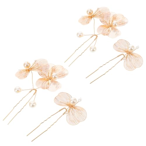 Beatifufu 4 Stück U Förmige Haarnadeln für Hochzeiten Teiliges Braut Haarschmuck mit Perlen für Braut und Brautjungfern für Romantische Anlässe und Festliche Styling Beatifufu 4 Stück U Förmige Haarnadeln für Hochzeiten Teiliges Braut Haarschmuck mit Perlen für Braut und Brautjungfern für Romantische Anlässe und Festliche Styling von Beatifufu