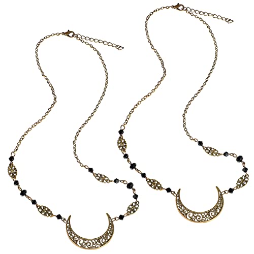 Beatifufu 4 Stück Vintage Natursteinwasser Kopfkette für Damen Anhänger Stirnkette bescherung weihnachten weinachts kopfschmuck Stirnkette für die Braut Haarkette Legierung von Beatifufu