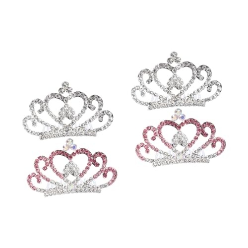 Beatifufu 4stücke Teiliges Kleine Mit Strass Haarkamm Für Mädchen Für Partys Geburtstagsfeiern Und Leicht Und Hautfreundlich Perfektes Haaraccessoire Für Kleine Prinzessinnen von Beatifufu