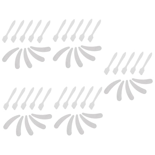 Beatifufu 5 Sets Make-up-spatel Cremelöffel Schönheitslöffel Für Gesichtscreme- Glatte Werkzeuge Für Frauen Und Mädchen Für Augencreme 10 Stück * 5 von Beatifufu