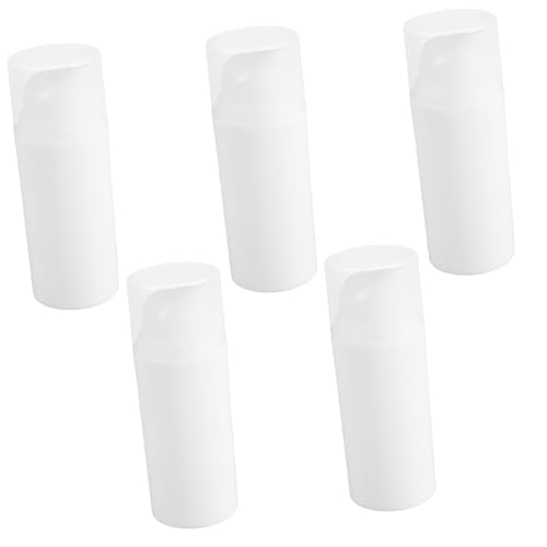 Beatifufu 5 Stück Plastik-pumpflaschen Für Lotion Und Shampoo Tragbare Reiseflaschen Für Hautpflege Und Kosmetikprodukte Nachfüllbare Flaschen 30 Ml von Beatifufu
