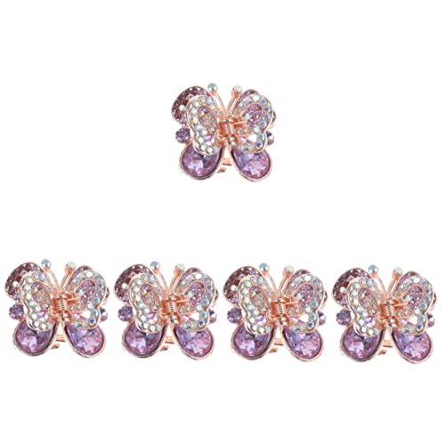 Beatifufu 5stücke Butterfly Haarklammer Mit Strass Mittlere Haarspange Für Damen Elegantes Haarstyling-accessoire Für Hochzeiten Partys Und Alltag Zum Halten Von Frisuren von Beatifufu