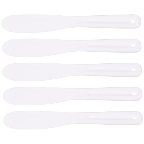 Beatifufu 5 Stück Teiliges Kosmetikspatel Silikonmasken Löffel für Gesichtscreme und Körpermilch für Gleichmäßige Anwendung und Hygienisches Entnehmen von Produkten von Beatifufu