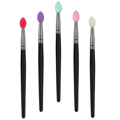 Beatifufu 5 Stück Teiliges Lidschatten pinselset mit Künstlichen Fasern Vielseitig für Augen Gesichtsmake up Leicht und Tragbar Geeignet für Empfindliche Haut und Unterschiedliche von Beatifufu