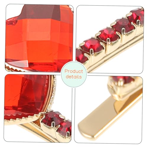 Beatifufu 5 Stück Teiliges Vintage Kristall Haarklammern mit Strasssteinen in Rot Grün Blau Champagner Gelb Elegante Haarnadeln für Frauen und Mädchen als Hochzeitshaarschmuck für Festliche von Beatifufu