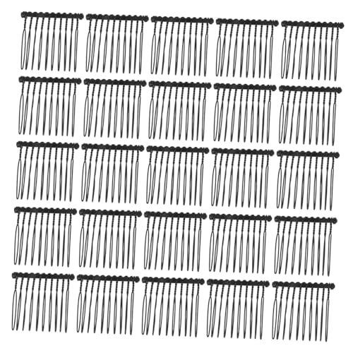 Beatifufu 50 Stück Braut Haarnadeln mit Zähnen Metall Haarkamm für Stabile Frisur Stilvolles Diadem-Design Geeignet für Hochzeiten Partys und Besondere Anlässe Haarschmuck für Damen und von Beatifufu