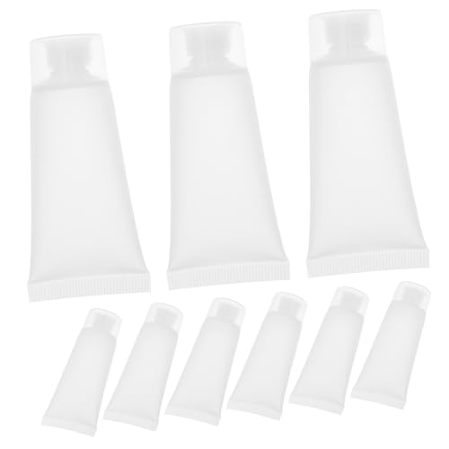 Beatifufu 50 Stück Nachfüllbare Reise-lotion Tuben mit Schraubverschluss Auslaufsichere Kosmetikbehälter für Shampoo Creme Handcreme Leicht zu Reinigen für Reisen und DIY Pflegeprodukte von Beatifufu