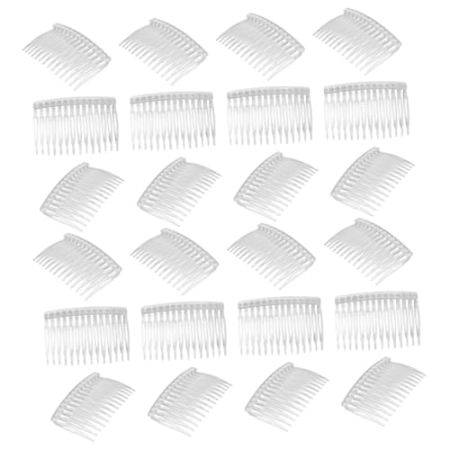 Beatifufu 50 Stück Teiliges Transparentes Haarkamm Frauen und Mädchen Seitenkämme aus Robustem Kunststoff Langlebiger Haarschmuck für Hochzeit Alltag und Besondere Anlässe von Beatifufu
