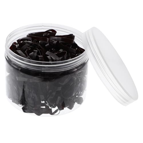 Beatifufu 500 Stück Einweg Haargummis Elastische Haargummis aus Gummi Hochelastisch Strapazierfähig für Mädchen Haarschmuck Schonend gegen Haarbruch Geeignet für Haartypen von Beatifufu