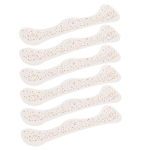 Beatifufu 6 Blätter Goldene Glitzer Freckles Gesichtstattoos Temporäre Aufkleber für Halloween Weihnachten Partys Festivals Wasserdichtes Glitzer Make Up für Tänzer Kostüme von Beatifufu