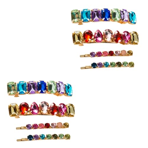 Beatifufu 6stücke Teiliges Modische Haarspangen Mit Bunten Glitzersteinen Stilvolle Haarklammern Für Frauen Und Mädchen Für Jeden Anlass Einfach Zu Handhaben Und Rutschfest von Beatifufu