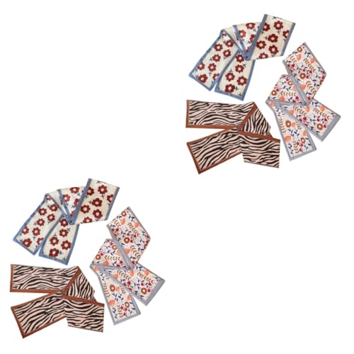 Beatifufu 2 Sets Haarspangen-herstellungsmaterial Dekorative Bänder Schals Und Schleifen Haarschmuck Für Frauen 3 Stück * 2 von Beatifufu