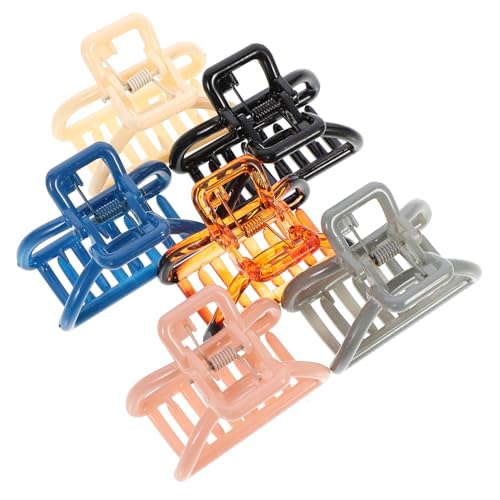 Beatifufu 6 Stück Kleine Halbkreisförmige Haarklammern für Damen Modische Haarspangen Praktische Haarhalter für Dickes und Normales Haar Vielseitig für Alltag Bad und Küche Geeignet von Beatifufu