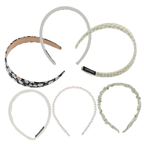 Beatifufu 6stücke Teiliges Bunte Haarbänder Für Frauen Dekorative Stirnbänder Für Mädchen Geeignet Für Partys Festivals Reisen Und Alltag Leicht Und Bequem Zu Tragen von Beatifufu
