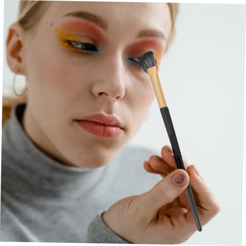 Beatifufu 6 Stück Teiliges Augen make up Pinsel mit Schrägen Concealer Eyeliner Pinseln für Präzises Auftragen Kompakt und Vielseitig für Frauen und Mädchen für Zuhause und Unterwegs von Beatifufu