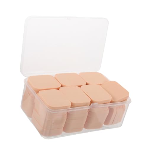 Beatifufu 60 Stück Mini Make-up Schwämme Weiche Puderquaste in Quadratischer Form Vielseitig für Foundation Concealer und Puder Tragbar für Tägliche Anwendung und Reisen Sanft zur Haut von Beatifufu