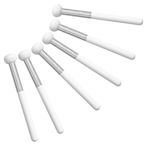 Beatifufu 6er-pack Kleiner Schwammpinsel in Pilzform Concealer-pinsel Für Gesichts-make-up Lidschatten Tragbarer Ergonomischer Griff Für Nase Augen Gesicht von Beatifufu