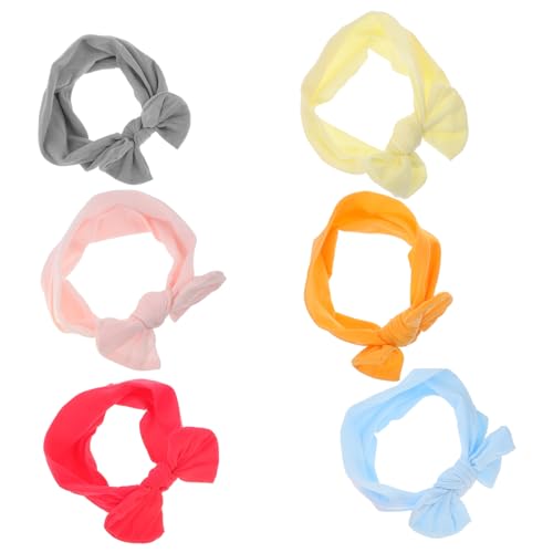 Beatifufu 6St stirnband haarband haarbänder -Stirnbänder mit Schleife Kopfbedeckung für Babys Stirnbänder für Kleinkinder Neugeborene Stirnbänder für Mädchen Sanft Zubehör von Beatifufu
