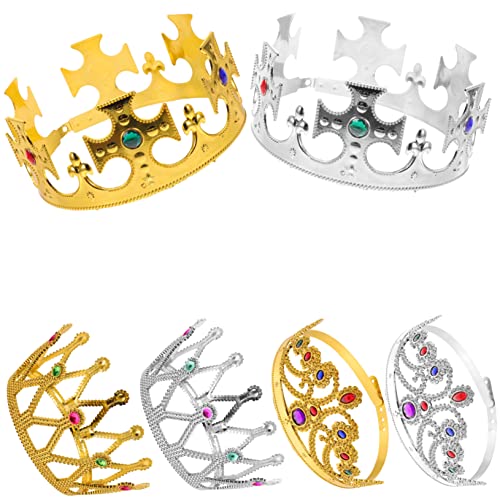 Beatifufu Kunststoff-kronen-stirnband-set 6 Stück Kronen Mit Antik-finish Für von Beatifufu