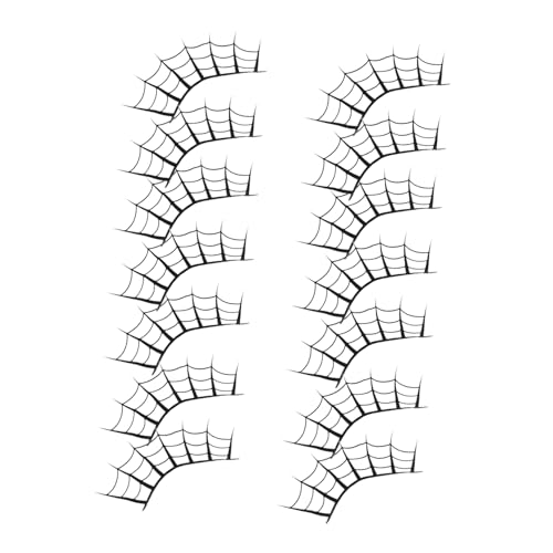 Beatifufu 7 Paare Halloween Wimpern Leicht und Bequem Extragroßes Design Wiederverwendbar für Frauen Halloween Party Cosplay Theater Make-up von Beatifufu
